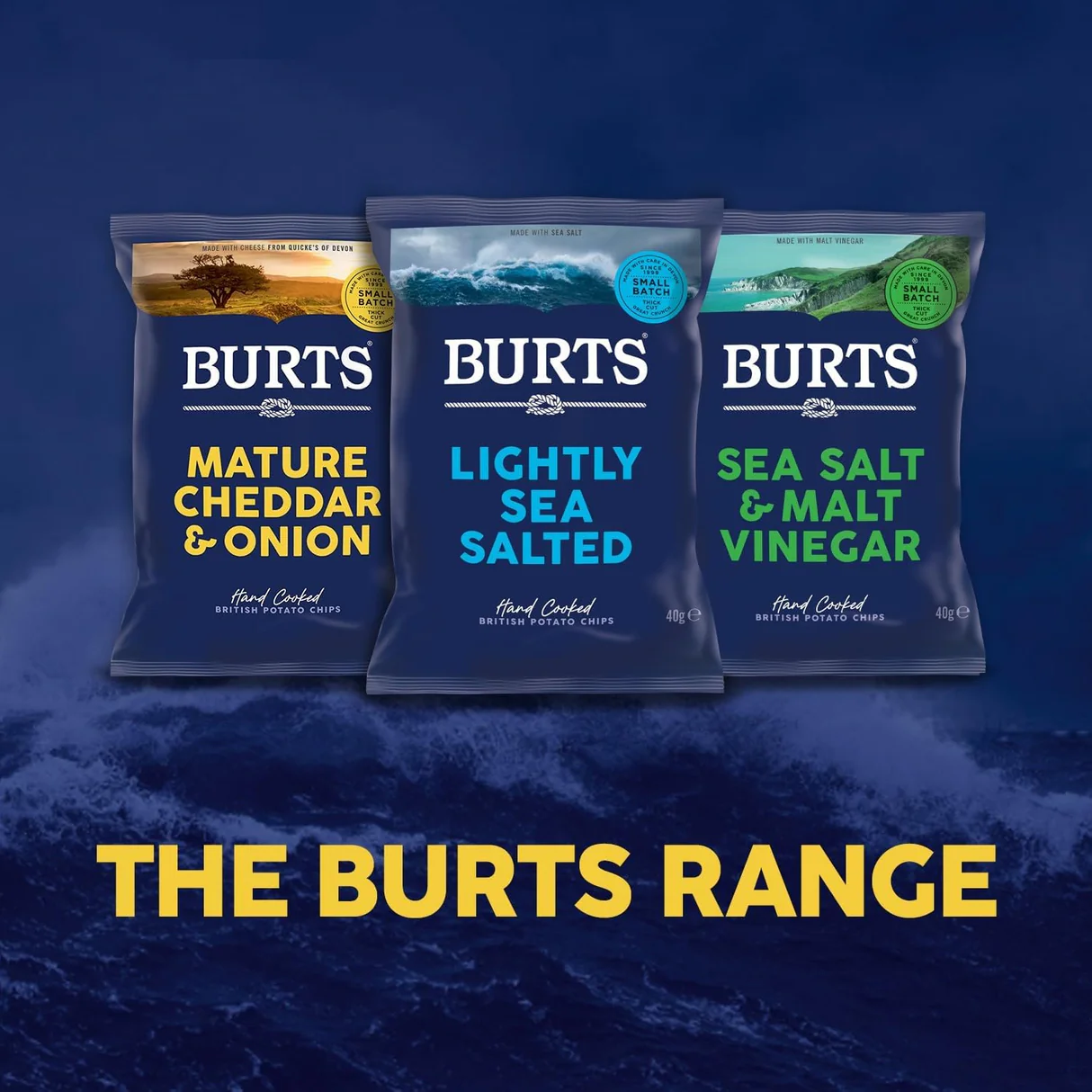 Burts Mature Cheddar And Spring Onion Crisps - 40g (Box of 20) - Image 6