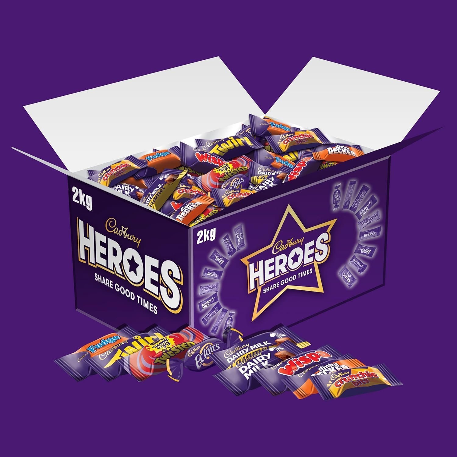 Cadbury Heroes Chocolates Bulk Share Box 2KG - Image 2